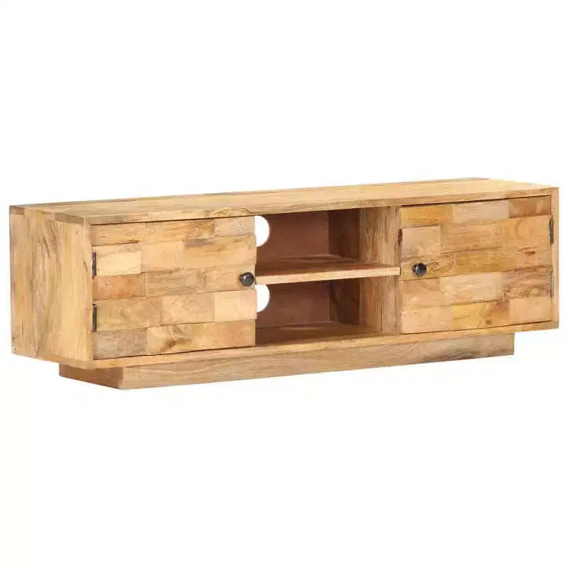 TV Cabinet 45.7x11.8x13.8 Solid Mango Wood