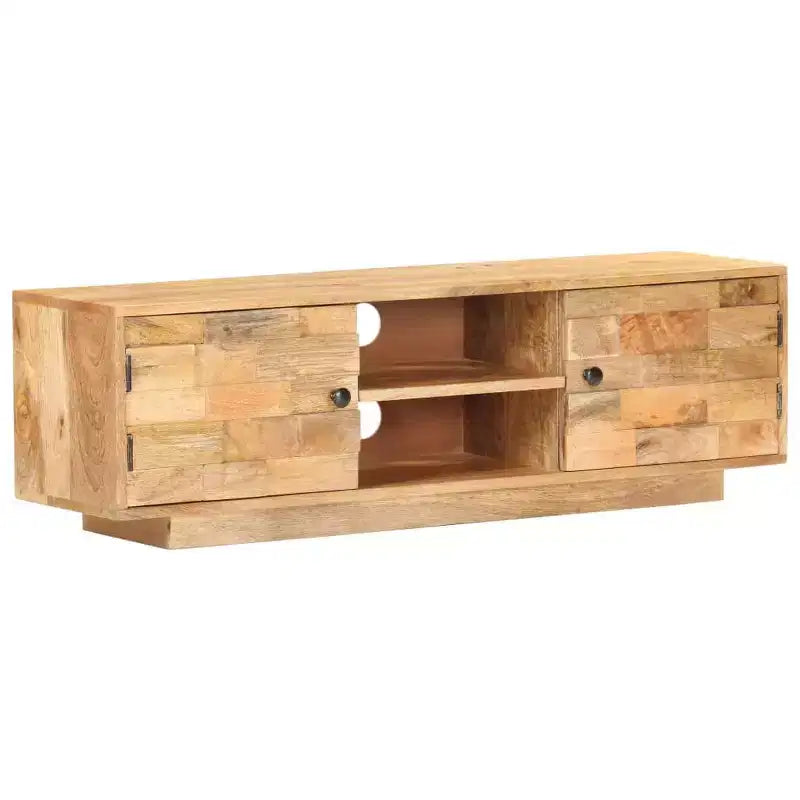TV Cabinet 45.7x11.8x13.8 Solid Mango Wood