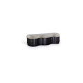 Meridian Furniture,Savoy Velour Fur Fabric Bench
