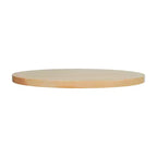 Piano del tavolo rotondo Flash Furniture Bennett in legno massello spesso 3,8 cm per interni