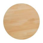 Piano del tavolo rotondo Flash Furniture Bennett in legno massello spesso 3,8 cm per interni