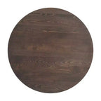 Piano del tavolo rotondo Flash Furniture Bennett in legno massello spesso 3,8 cm per interni
