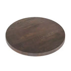 Piano del tavolo rotondo Flash Furniture Bennett in legno massello spesso 3,8 cm per interni