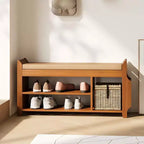 37.4 Bamboo Shoe Bench with Storage