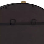 Specchio da parete rotondo Uttermost Ronson 34, oro e nero opaco