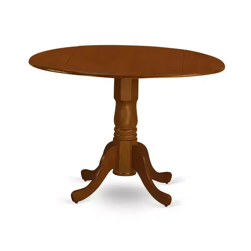 Belmont Kitchen Table Set-Dining Table And 4 Kitchen Chairs, Saddle Brown