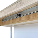 Tavolo da Pranzo Estensibile Casa, Design Moderno Espandibile Rovere e Bianco