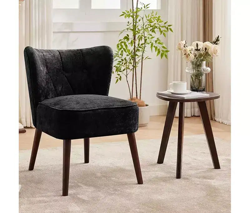 Accent Chair for Living Room, Wooden Fabric Living Room Chair, Side Chair,for Living Room, Bedroom, Reading room