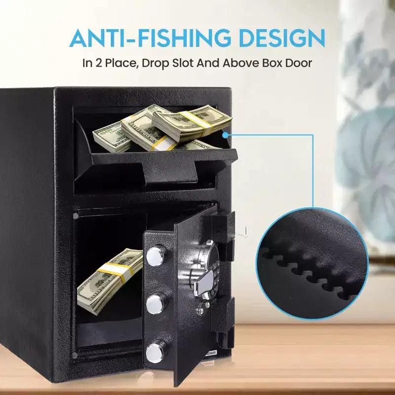 Depository Safe Heavy Duty, Digital Drop Safe for Cash