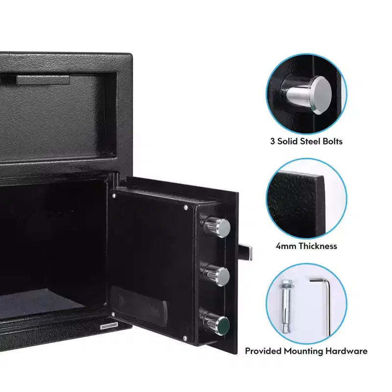 Depository Safe Heavy Duty, Digital Drop Safe for Cash