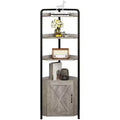Corner Cabinet Shelf Organizer, 5-Tier Storage Shelf for Living Room and Kitchen
