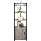 Corner Cabinet Shelf Organizer, 5-Tier Storage Shelf for Living Room and Kitchen