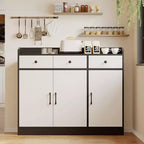 Mobile credenza moderno, tavolo da bar da 42,5 pollici con ripiano regolabile per il soggiorno
