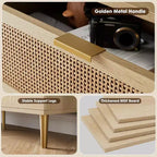 Cassettiera a 8 cassetti, comò moderno in legno per camera da letto con cassetti contenitori, mobile TV in stile rustico per soggiorno, camera da letto