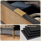 Cassettiera a 8 cassetti, comò moderno in legno per camera da letto con cassetti contenitori, mobile TV in stile rustico per soggiorno, camera da letto