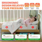 Materasso in Memory Foam al Tè Verde da 10 Pollici, con Gel Rinfrescante, a Media Durezza