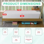Materasso in Memory Foam al Tè Verde da 10 Pollici, con Gel Rinfrescante, a Media Durezza